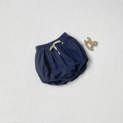 Summer Arrival Baby Kids Casual Style Solid Color Shorts