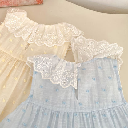 Summer Arrival Baby Girls Sleeveless Embroidery Pattern Dress, MyKids-USA®, Baby & Children's Dresses, MyKids-USA -  -  -  -  -  -  - .