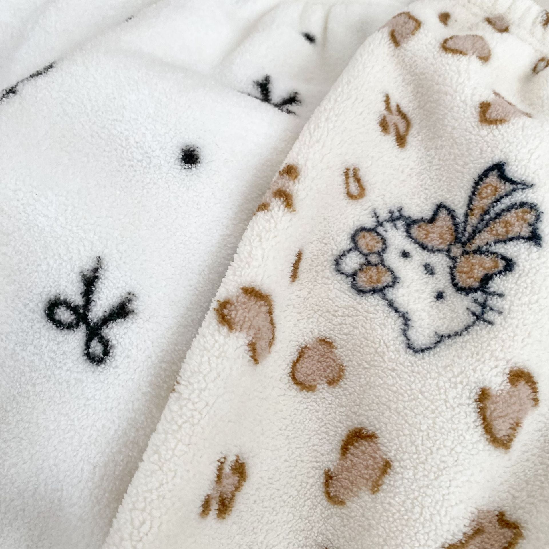 Winter Baby Kids Girls Long Sleeves Cute Pattern Top and Pants Fluffy Warm Pajamas Clothing Set, MyKids-USA®, Baby & Toddler Sleepwear, MyKids-USA -  -  -  -  -  -  - 