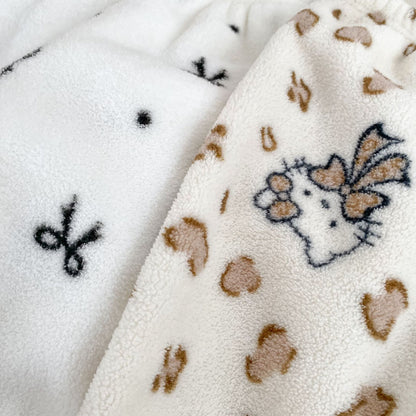 Winter Baby Kids Girls Long Sleeves Cute Pattern Top and Pants Fluffy Warm Pajamas Clothing Set, MyKids-USA®, Baby & Toddler Sleepwear, MyKids-USA -  -  -  -  -  -  - 