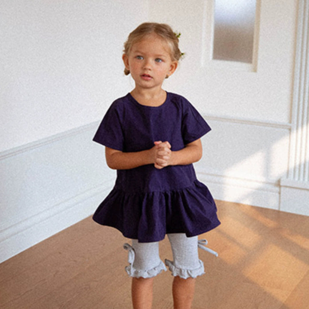 Summer Hot Selling Baby Kids Girls Short Sleeves Dress Design Solid Color Top, MyKids-USA®, Baby & Toddler Tops, MyKids-USA -  -  -  -  -  -  - 