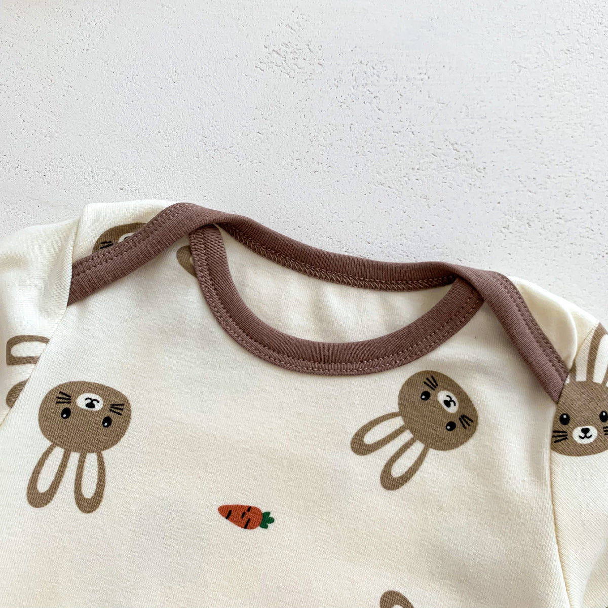 Autumn Arrival Baby Unisex Long Sleeves Cute Rabbits Pattern Onesies, MyKids-USA®, Bodysuits, MyKids-USA -  -  -  -  -  -  - 