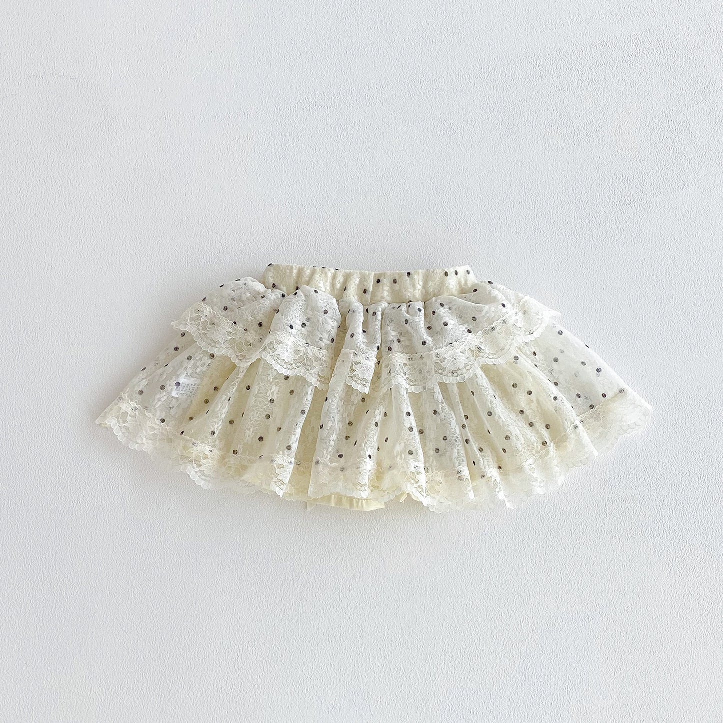 Arrival Summer Baby Kids Girls Tulle Decorated Dots Pattern Skirt, MyKids-USA®, Skirts, MyKids-USA - Size/Age - 90 (12-24M) - Color - Beige -  -  - TR2604062230-A.