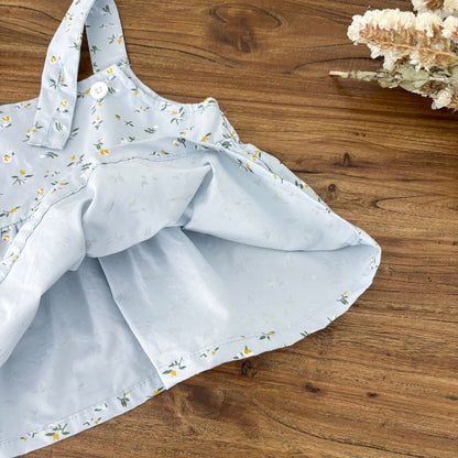 Summer Arrival Baby Kids Girls Sleeveless Floral Pattern Strap Overalls and Beige Onesies Clothing Set, MyKids-USA®, Baby & Toddler Outfits, MyKids-USA -  -  -  -  -  -  - 