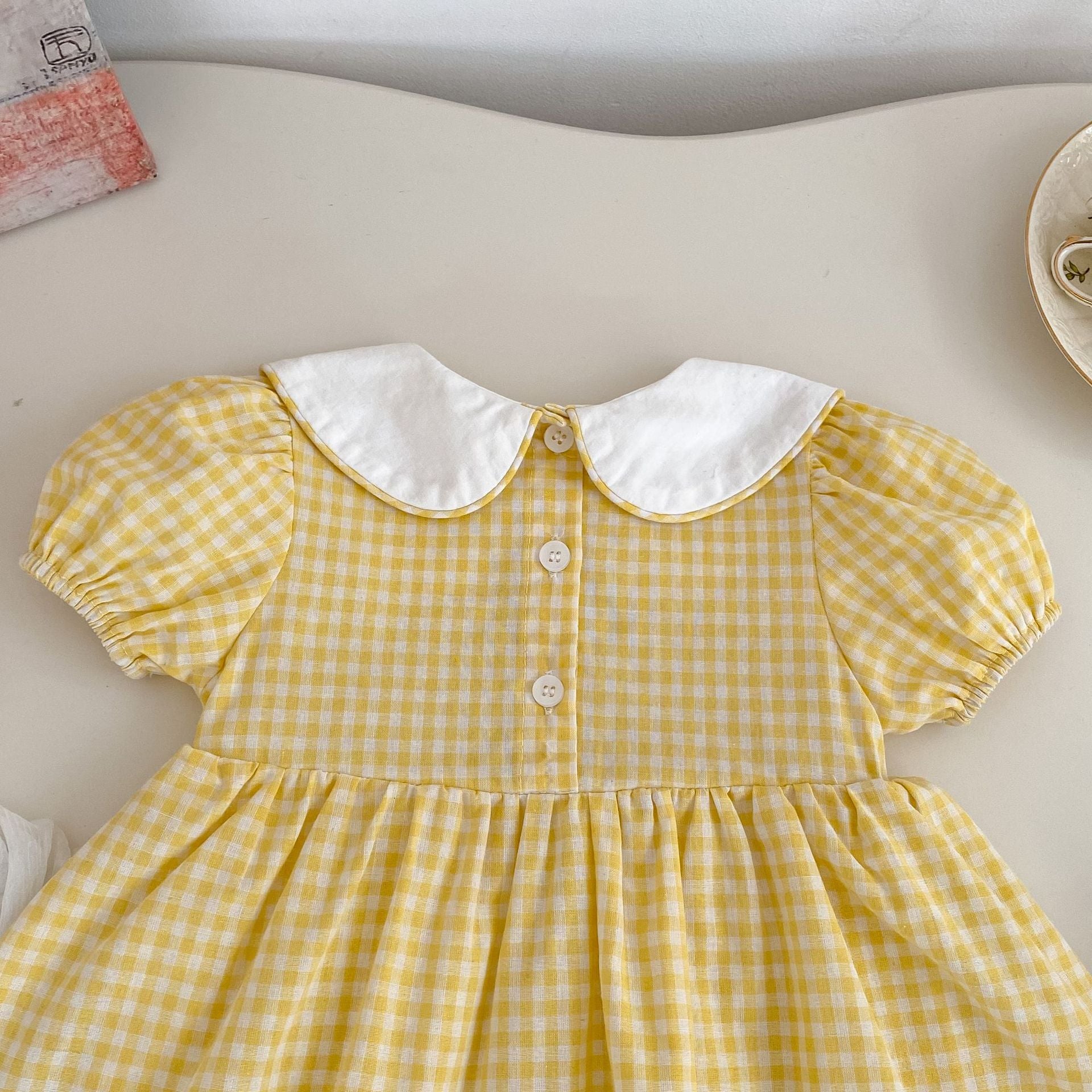 Summer Arrival Baby Girls Short Sleeves Animals Pattern Plaid Bodysuit Dress, MyKids-USA®, Baby & Children's Dresses, MyKids-USA -  -  -  -  -  -  - .