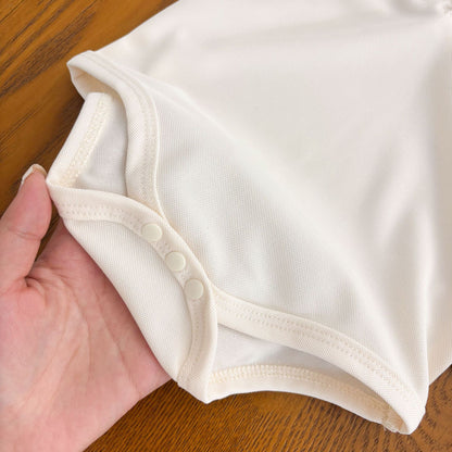 Summer Arrival Baby Unisex Casual Letters Logo Short Sleeves Turn-down Collar Onesies, MyKids-USA®, Baby One-Pieces, MyKids-USA -  -  -  -  -  -  - 