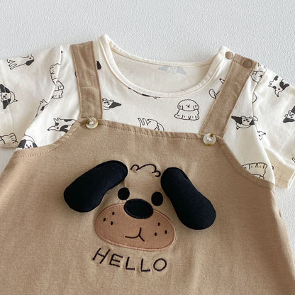 Summer Arrival Baby Boys Short Sleeves Color Patchwork Cartoon Rompers Bodysuits, MyKids-USA®, Baby & Children's One-Pieces, MyKids-USA -  -  -  -  -  -  - .