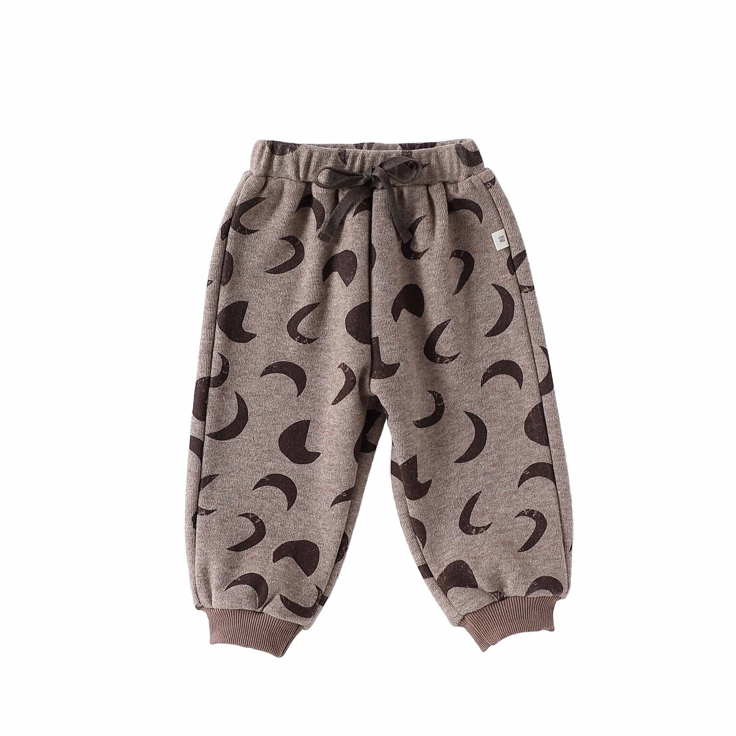 Winter and Autumn Baby Kids Geometric Moons Pattern Long Sleeves Top and Pants, MyKids-USA®, Baby & Toddler Outfits, MyKids-USA - Size/Age - 80 (9-12M) - Color - Coffee -  -  - TR2509282348-B