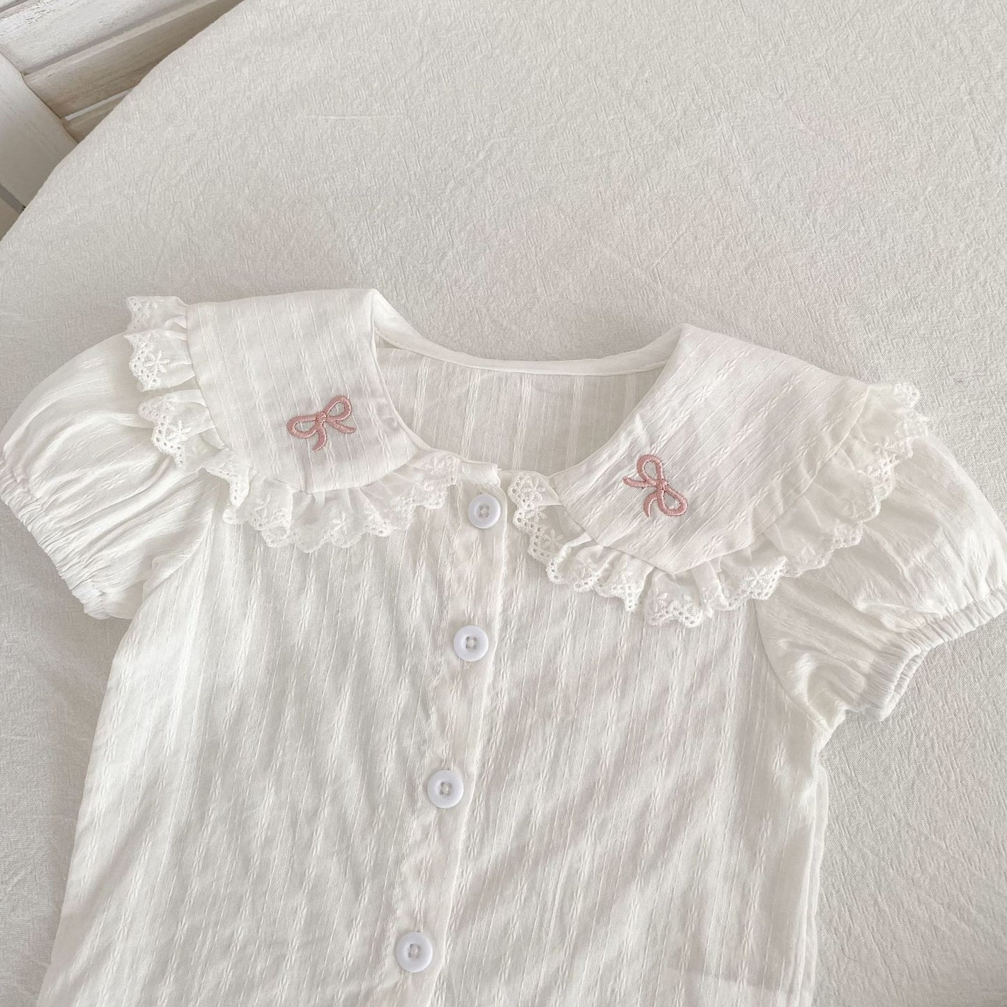 Summer Hot Selling Baby Kids Girls Sleeveless Dots Pattern Strap Onesies Overalls and Beige T-Shirt Clothing Set, MyKids-USA®, Baby & Toddler Outfits, MyKids-USA -  -  -  -  -  -  - 