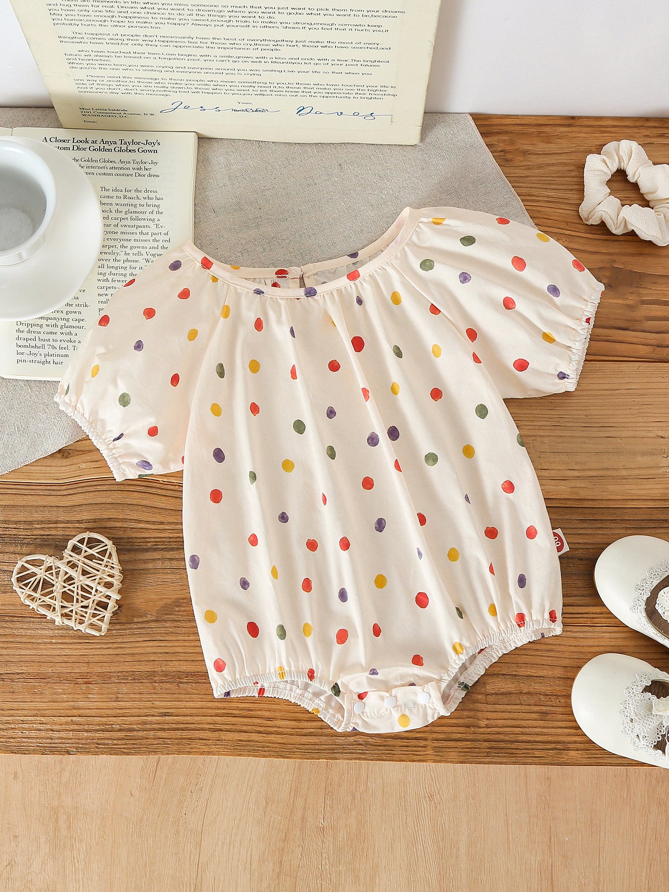 MyKids-USA® Summer Arrival Baby Girls Sleeveless Cute Plaid/Dots Pattern Bodysuit