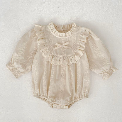 Baby Girls Flowers Pattern Long-sleeved Onesies and Dress – Princess Sister Matching Set, MyKids-USA®, Baby & Toddler Dresses, MyKids-USA - Size/Age - 66 (3-6M) - Color - Apricot -  -  - TR2509012047-A