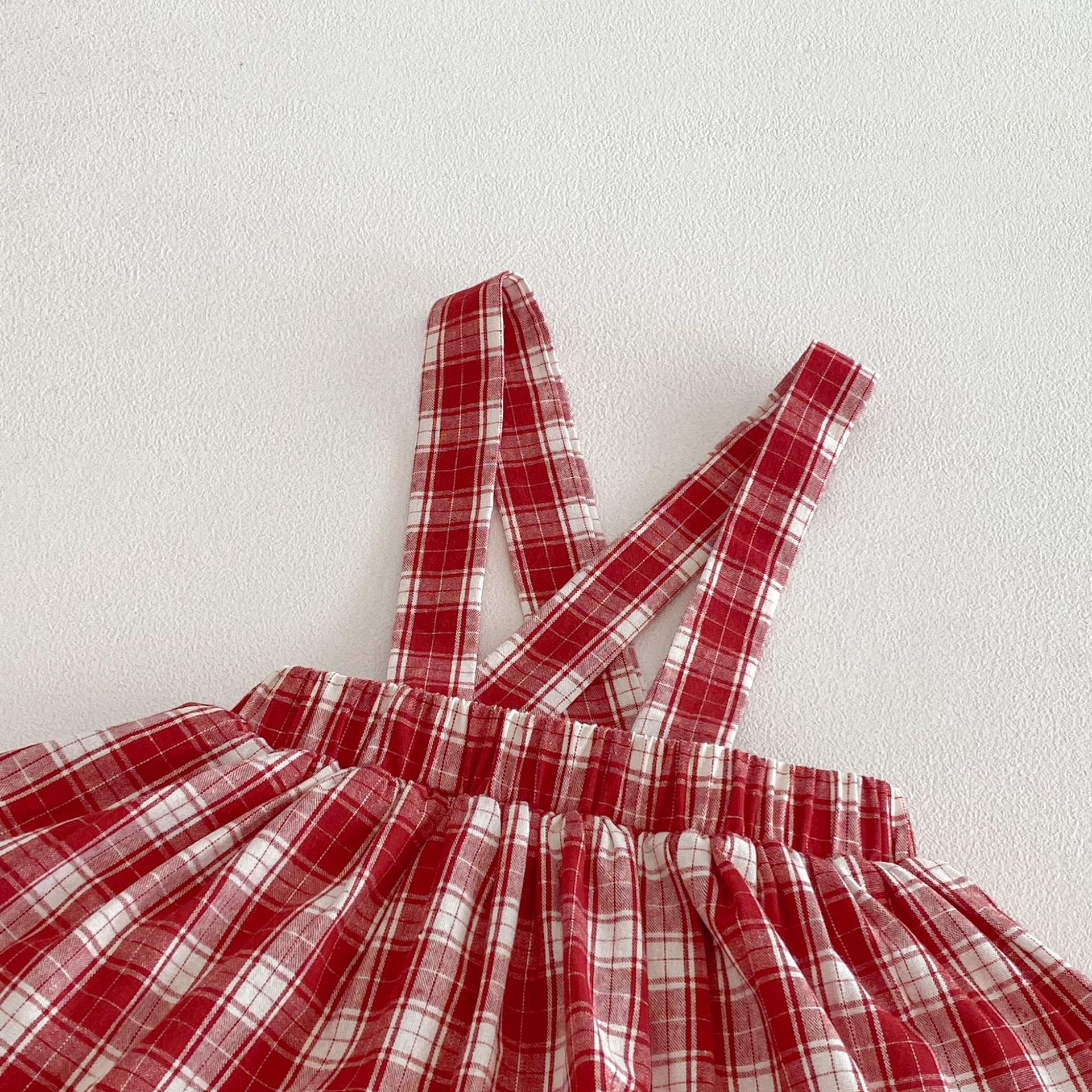 Spring and Autumn Baby Kids Girls Long Sleeves Cartoon Pattern Top and Plaid Sleeveless Onesies Clothing Set, MyKids-USA®, Baby & Toddler Outfits, MyKids-USA -  -  -  -  -  -  - .