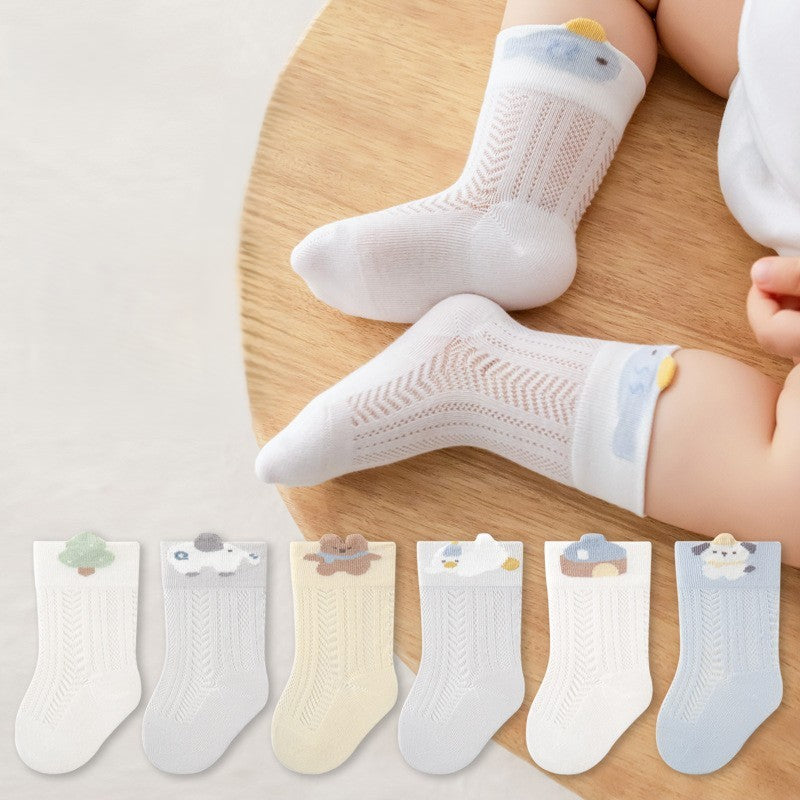 Summer and Spring Baby Boys and Girls Cute Animals Cartoon Pattern Socks 1 Lot=3-Pair Set, MyKids-USA®, Baby & Toddler Socks & Tights, MyKids-USA -  -  -  -  -  -  - .