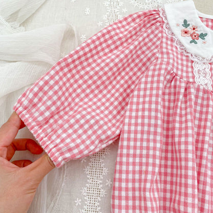 Arrival Spring and Autumn Plaid Pattern Baby Kids Girls Onesies and Dress – Princess Sister Matching Set, MyKids-USA®, Baby & Toddler Dresses, MyKids-USA -  -  -  -  -  -  - .