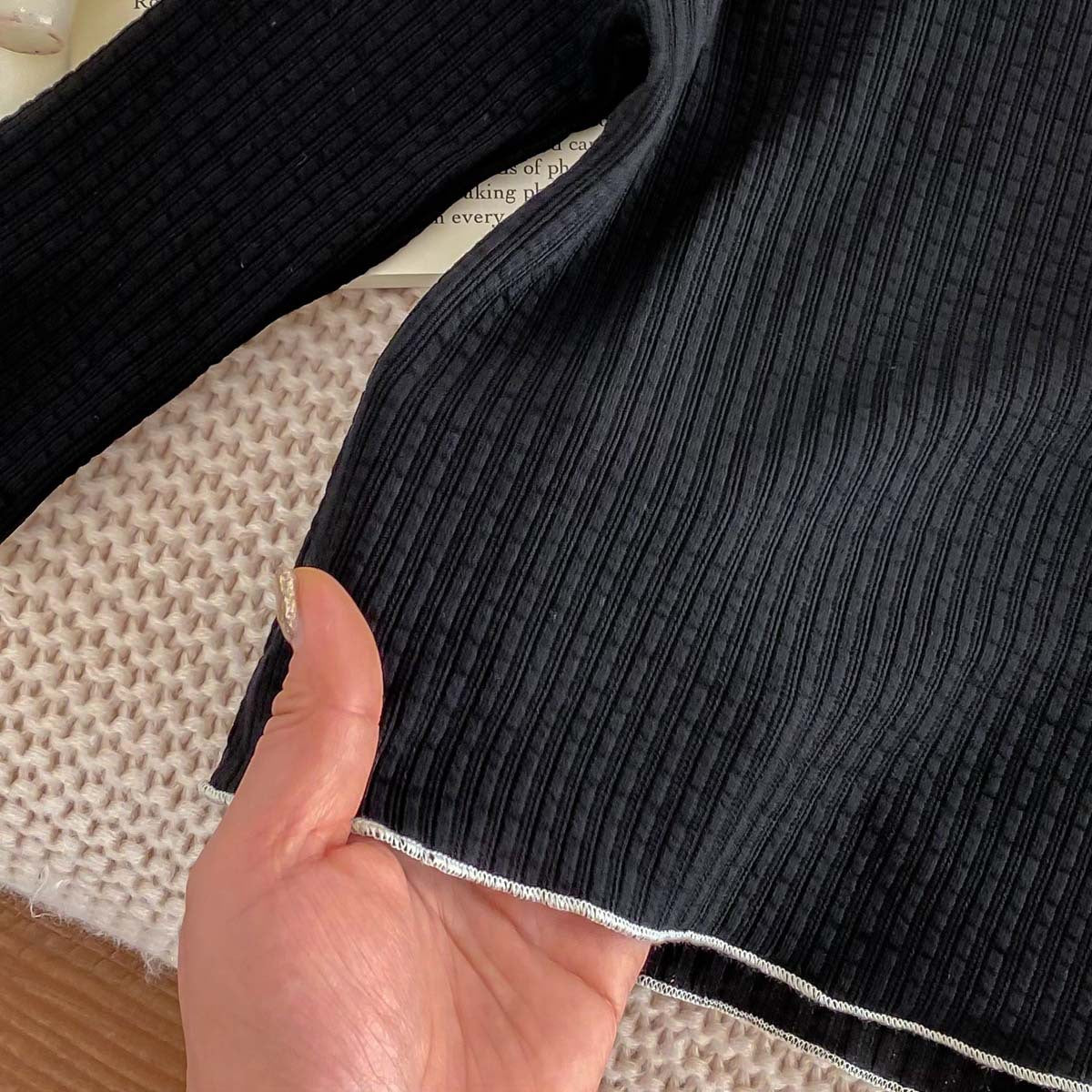 Spring and Autumn Baby Kids Girls Black Long Sleeves Knitted Top and Sleeveless Onesies Overalls Clothing Set, MyKids-USA®, Baby & Toddler Outfits, MyKids-USA -  -  -  -  -  -  - 