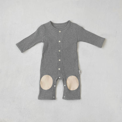 Arrival Winter and Autumn Baby Unisex Color Patchwork Long Sleeves Single Breasted Rompers with Hat, MyKids-USA®, Bodysuits, MyKids-USA -  -  -  -  -  -  - .