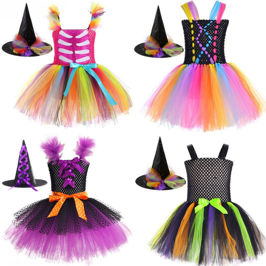 Arrival Kids’ Witch Costume Dress for Girls – Halloween Cosplay Outfit Set for Parties, School Events & Stage Performance, MyKids-USA®, Costume Dresses, MyKids-USA -  -  -  -  -  -  - .