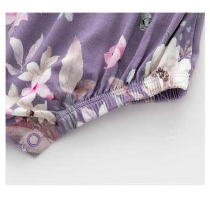 Summer Arrival Baby Girls Sleeveless Floral Bodysuit