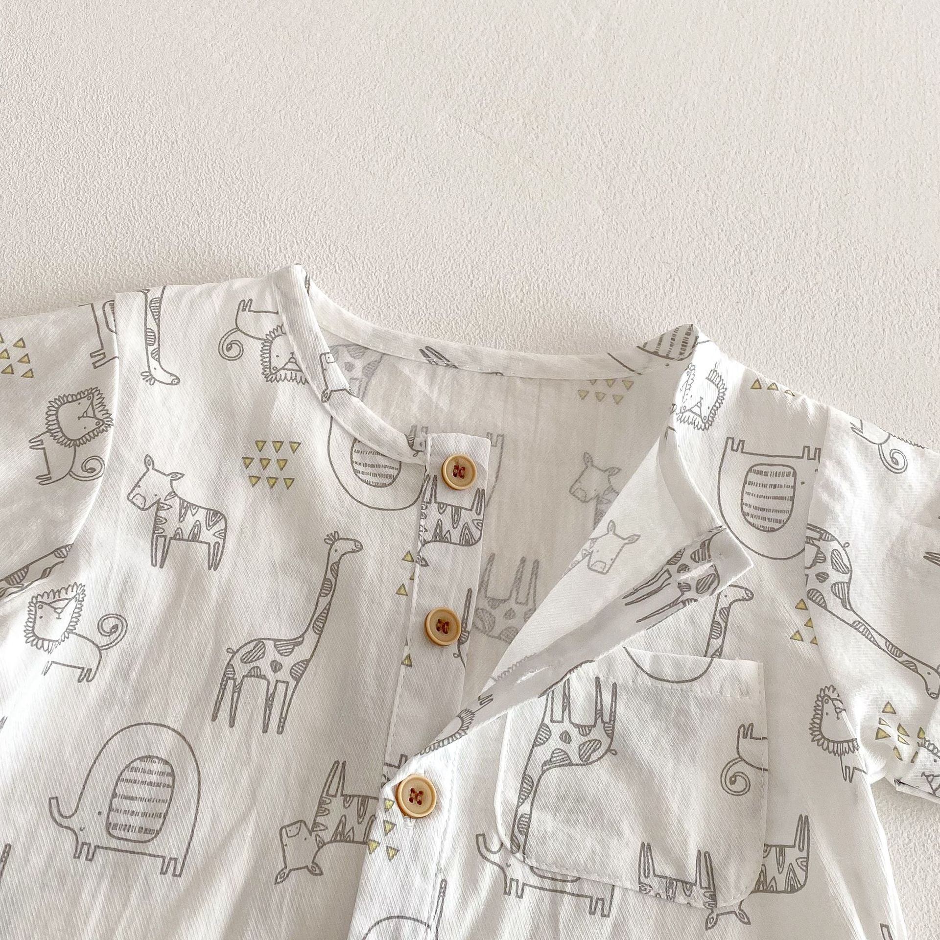 Summer Arrival Baby Unisex Animals Printed Short Sleeves Rompers, MyKids-USA®, Baby One-Pieces, MyKids-USA -  -  -  -  -  -  - 