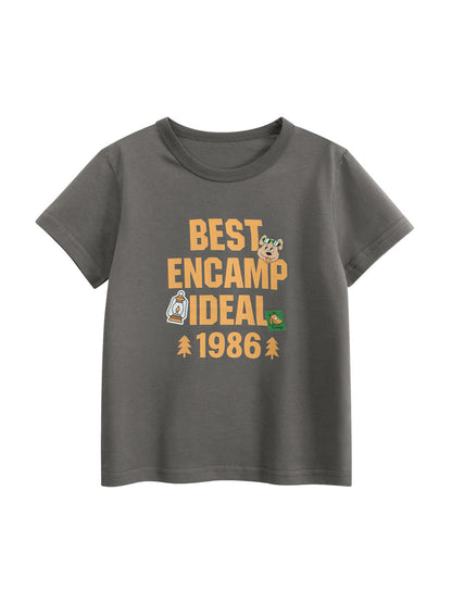 Summer Boys’ Cartoon and Letters Pattern T-shirt in European and American Style, MyKids-USA®, Baby & Toddler Tops, MyKids-USA -  -  -  -  -  -  - 
