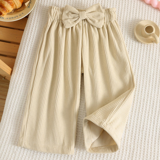 Autumn and Spring Arrival Casual American Style Solid Color Corduroy Pants for Girls, MyKids-USA®, Baby & Toddler Bottoms, MyKids-USA - Size/Age - 73 (6-9M) - Color - Apricot -  -  - TR2511172229-A