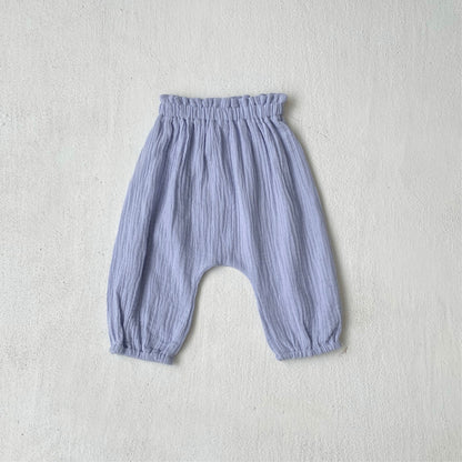 Arrival Baby Kids Boys and Girls Casual Solid Color Pants, MyKids-USA®, Trousers, MyKids-USA - Size/Age - 66 (3-6M) - Color - Blue -  -  - TR2605152317-B.