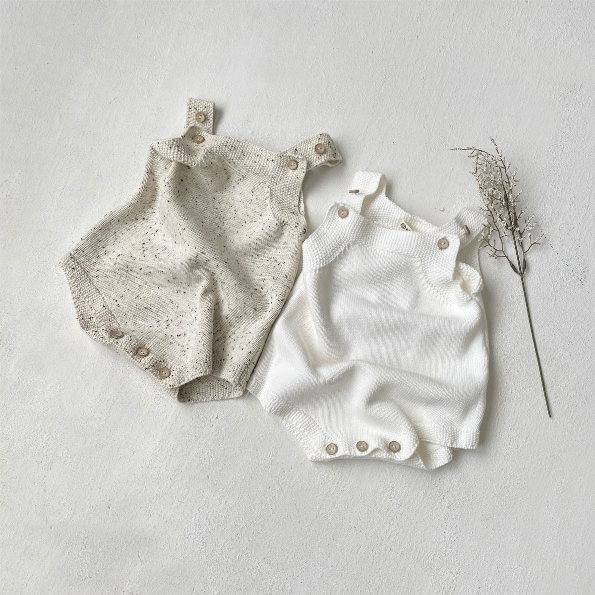 Arrival Autumn and Spring Baby Unisex Simple Solid Color Knitted Sleeveless Bodysuit, MyKids-USA®, Baby One-Pieces, MyKids-USA -  -  -  -  -  -  - .