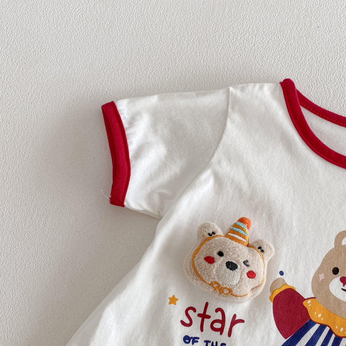 Summer Arrival Baby Boys and Girls Short Sleeves Letters and Cartoon Pattern Rompers, MyKids-USA®, Baby One-Pieces, MyKids-USA -  -  -  -  -  -  - .