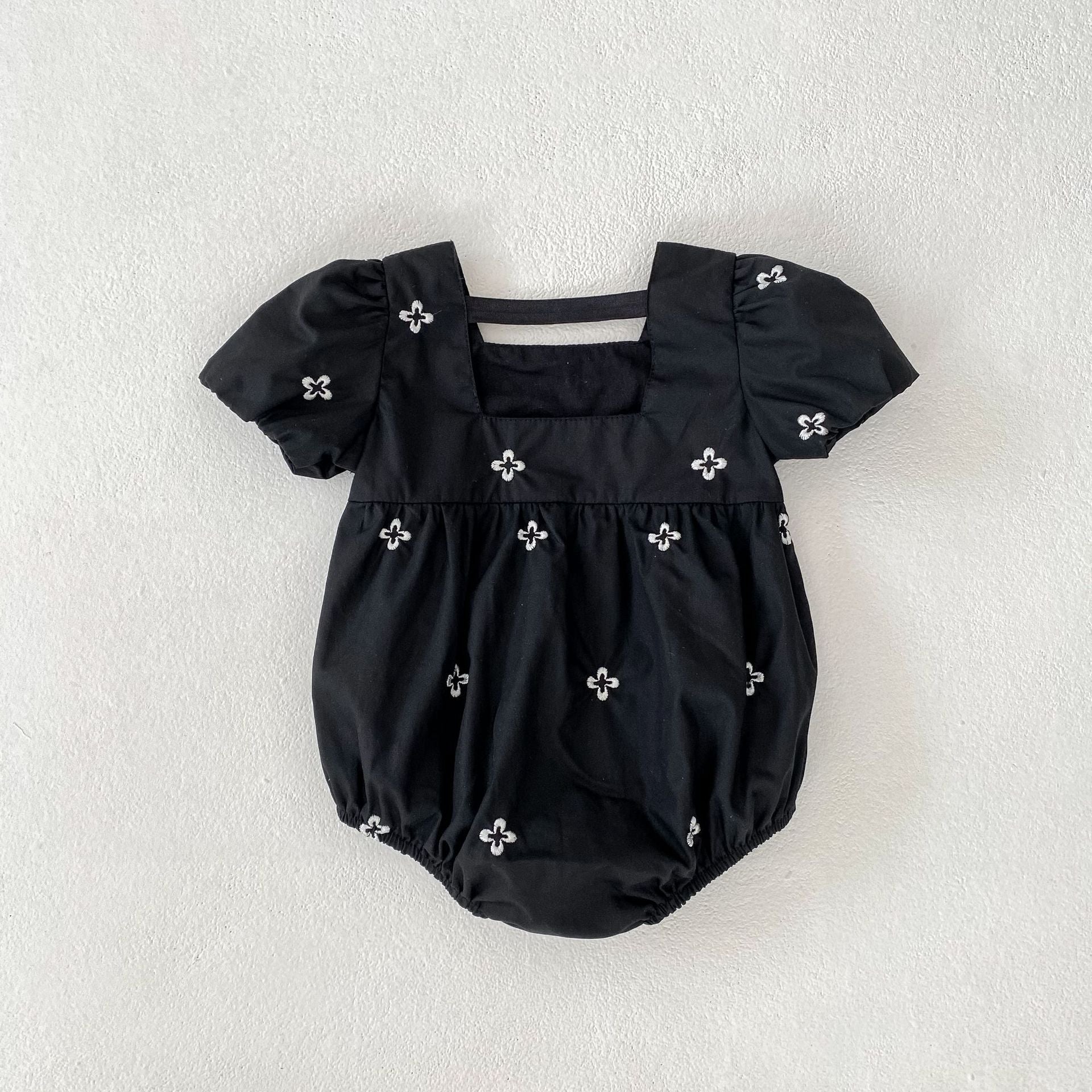 Summer Baby Girls French-style Flowers Pattern Short-sleeved Onesies and Dress – Princess Sister Matching Set, MyKids-USA®, Baby One-Pieces, MyKids-USA -  -  -  -  -  -  - 