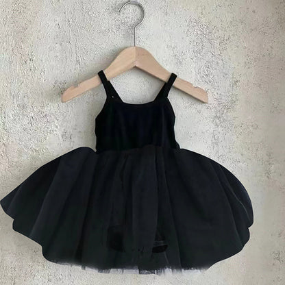Design Summer Baby Kids Girls Sleeveless Solid Color Bodysuit and Dress