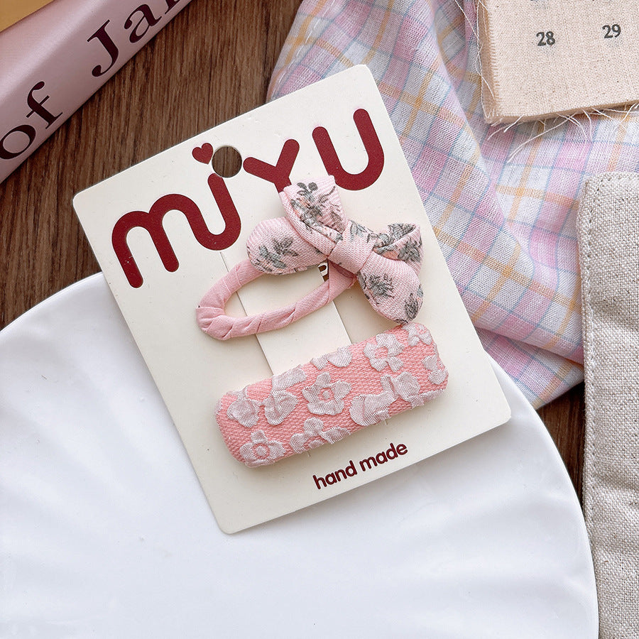 Collection of 2 Pink Versatile Hair Clips, MyKids-USA®, Hair Pins, Claws & Clips, MyKids-USA - Size/Age - Average Size (0-12Y） - Color - Pink -  -  - TR2601061138-F.