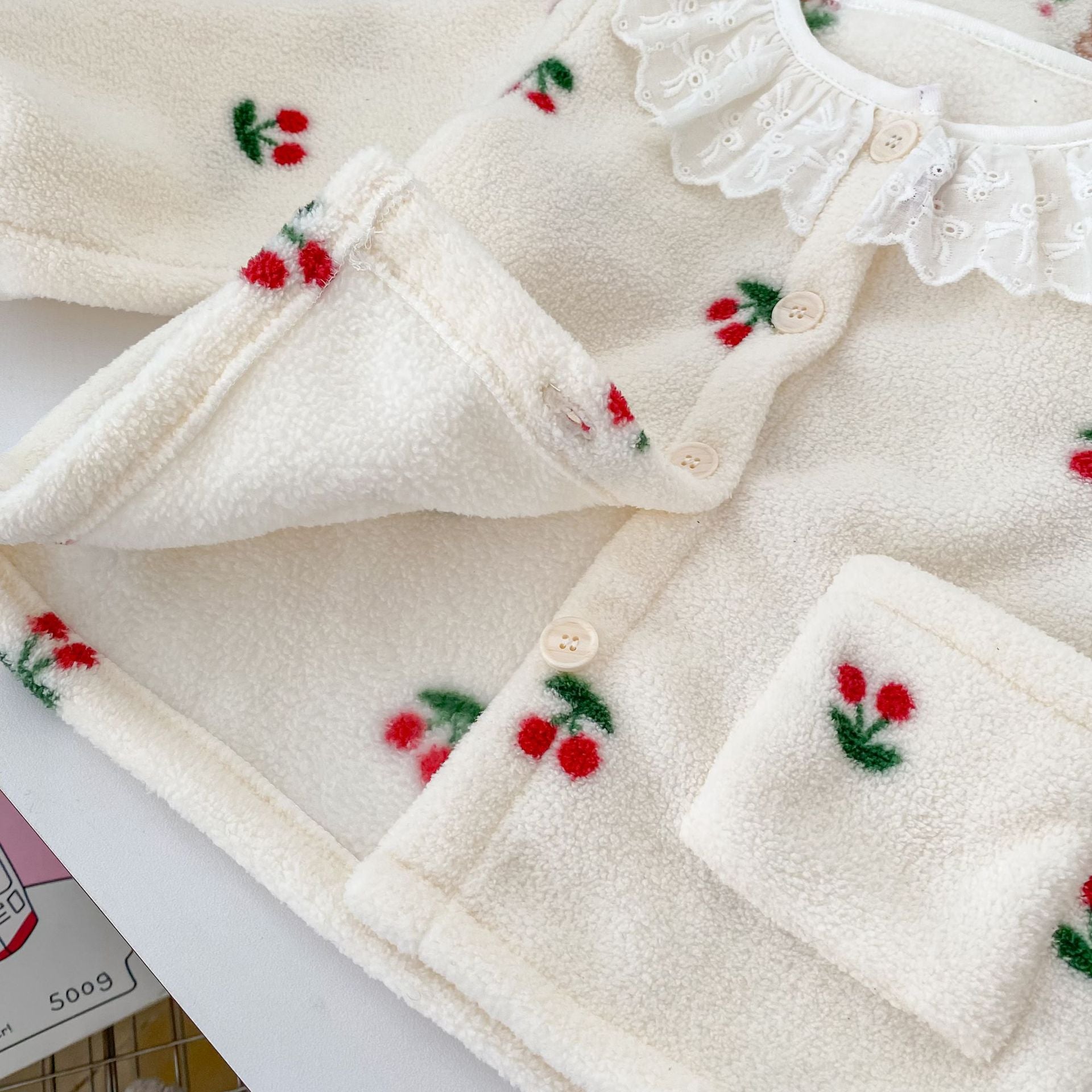 Winter and Autumn Baby Kids Girls Long Sleeves Cartoon and Cherry Pattern Top and Pants Pajamas Clothing Set, MyKids-USA®, Pajamas, MyKids-USA -  -  -  -  -  -  - 