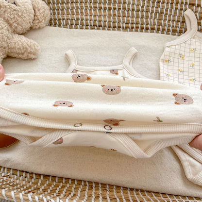 Summer Arrival Baby Unisex Sleeveless Thin Simple Pattern Onesies, MyKids-USA®, Baby One-Pieces, MyKids-USA -  -  -  -  -  -  - 