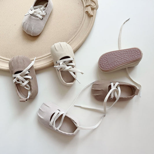 Summer Baby Girl Plain Toddler Soft-Sole Anti-slip Walking Shoes