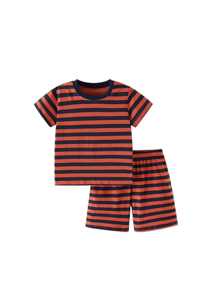 Summer Baby Kids Striped Pattern T-shirt and Shorts Clothing Set for Boys, MyKids-USA®, Baby & Toddler Outfits, MyKids-USA -  -  -  -  -  -  - 