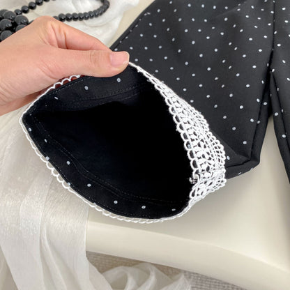 Arrival Baby Kids Girls Dots Pattern Lace Trim Pants, MyKids-USA®, Trousers, MyKids-USA -  -  -  -  -  -  - .
