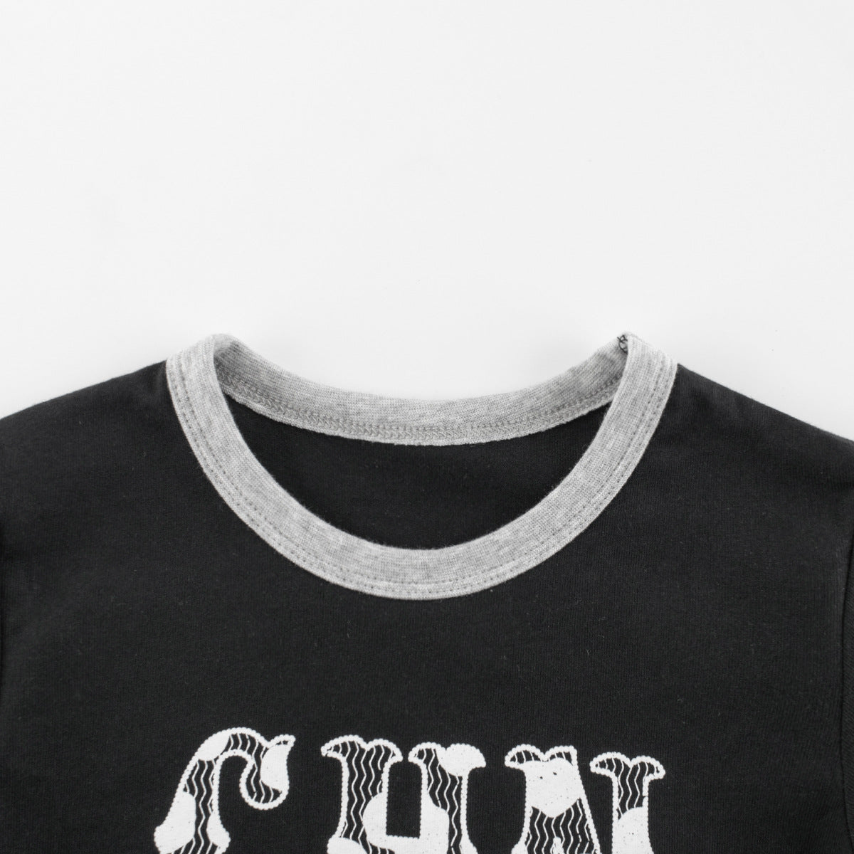 Autumn Baby Kids Boys Letters Print Long Sleeves Crew Neck Color Patchwork Top Shirt, MyKids-USA®, Baby & Toddler Tops, MyKids-USA -  -  -  -  -  -  - 