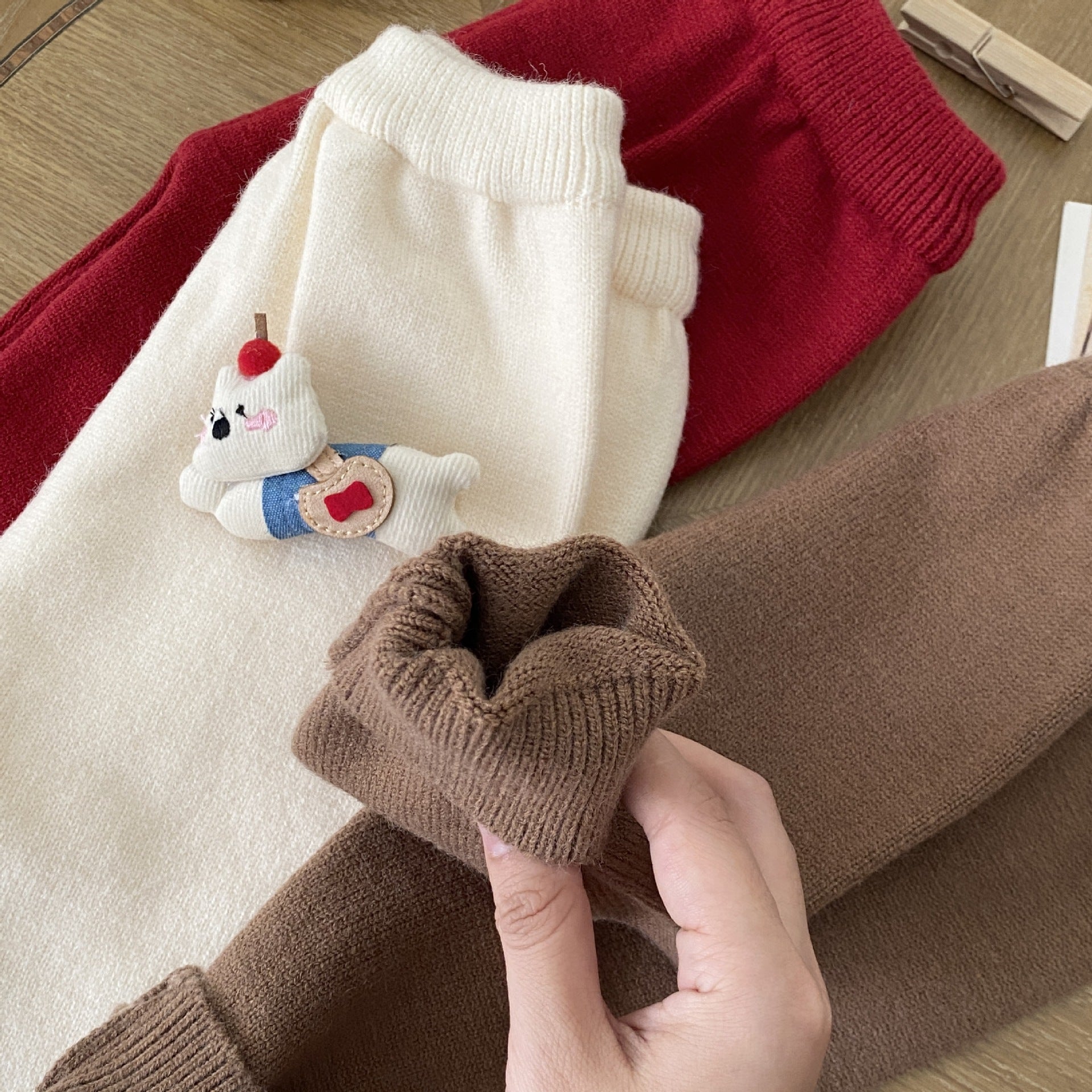 Winter and Autumn Baby Kids Unisex Striped Long Sleeves Cardigan and Pants Knitted Clothing Set, MyKids-USA®, Baby & Toddler Outfits, MyKids-USA -  -  -  -  -  -  - 