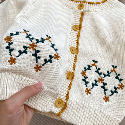 Long Sleeve Knitted Quality Onesie & Cardigan Sets