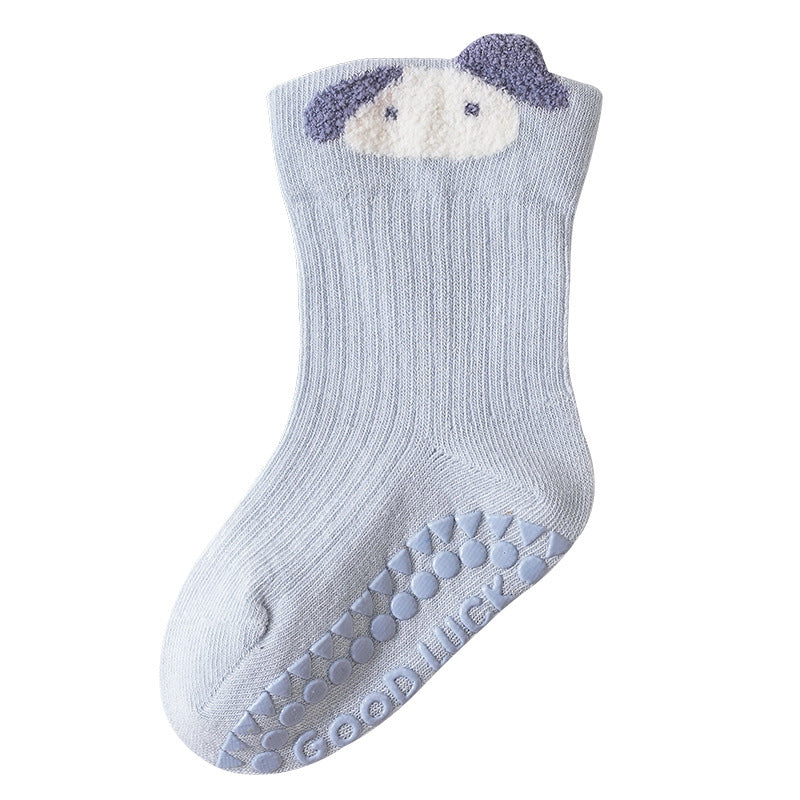 Autumn and Spring Baby Unisex Breathable Simple Letters and Cartoon Pattern Cute Socks, MyKids-USA®, Baby & Toddler Socks & Tights, MyKids-USA - Size/Age - S (0-1Y) - Color - Blue -  -  - TR2511222314-B