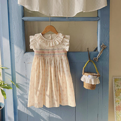 Summer Arrival Baby Girls Fly Sleeves Floral Pattern Dress, MyKids-USA®, Baby & Children's Dresses, MyKids-USA -  -  -  -  -  -  - .