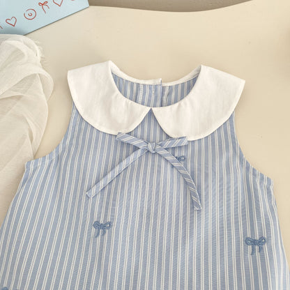 Summer Arrival Baby Girls Sleeveless Striped Dress, MyKids-USA®, Baby & Children's Dresses, MyKids-USA -  -  -  -  -  -  - .