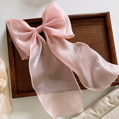 Collection of Butterfly-bow Decorated Hair Clips, MyKids-USA®, Hair Pins, Claws & Clips, MyKids-USA - Size/Age - Average Size (4-10Y) - Color - Light Pink -  -  - TR2601061422-C.