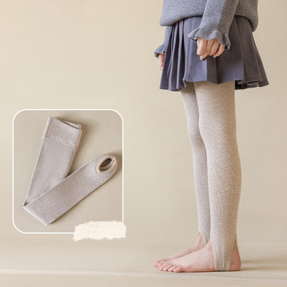 Autumn and Spring Baby Kids Girls Breathable Solid Color Tights 60-78cm, MyKids-USA®, Baby & Toddler Socks & Tights, MyKids-USA - Size/Age - M (4-6Y) - Color - Silver -  -  - TR2601112239-G.