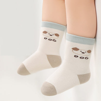 Autumn Arrival Baby Unisex Breathable Cute Cartoon Pattern Socks 1 Lot=4-Pair Set, MyKids-USA®, Baby & Toddler Socks & Tights, MyKids-USA -  -  -  -  -  -  - 