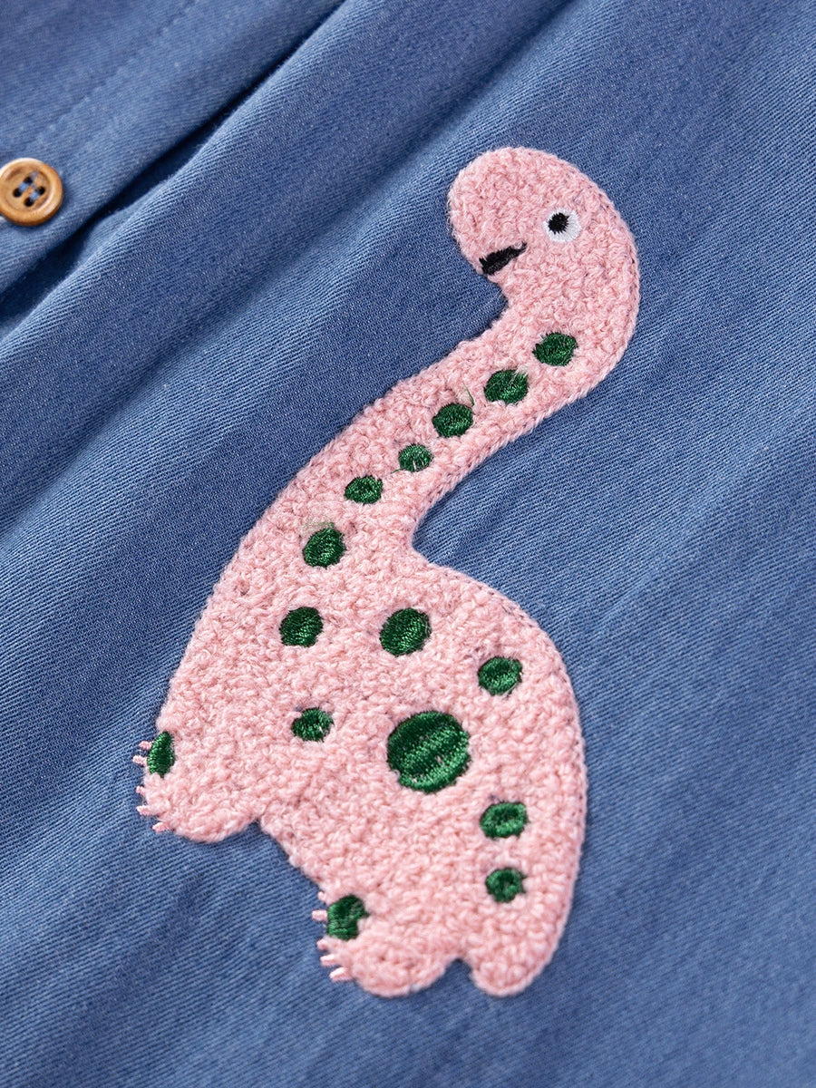 Summer Arrival Denim Cartoon Pattern Fly Sleeves Dress for Stylish Girls, MyKids-USA®, Baby & Toddler Dresses, MyKids-USA -  -  -  -  -  -  - 