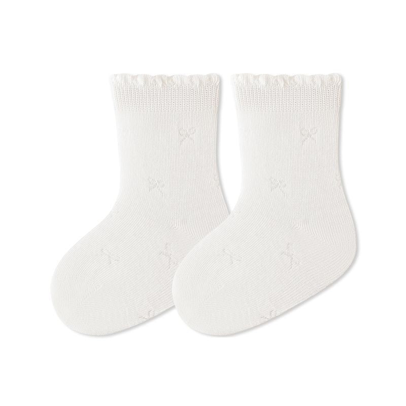 Summer and Spring Baby Kids Breathable Solid Color Socks, MyKids-USA®, Baby & Toddler Socks & Tights, MyKids-USA - Size/Age - XS (0-6M) - Color - White -  -  - TR2605132305-D.