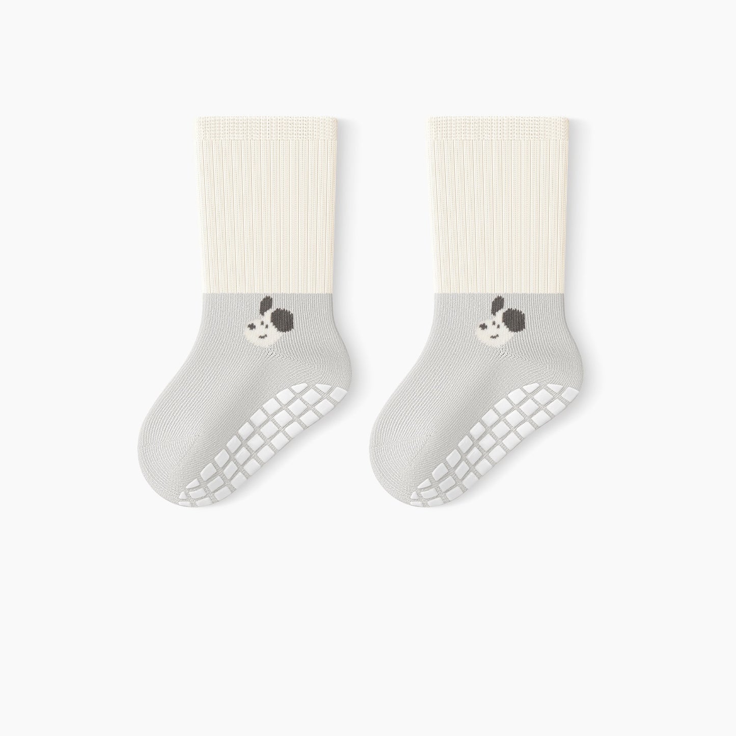 Autumn and Spring Baby Unisex Breathable Simple Cartoon Pattern Color Patchwork Socks, MyKids-USA®, Baby & Toddler Socks & Tights, MyKids-USA - Size/Age - S (0-1Y) - Color - Grey -  -  - TR2511222319-D