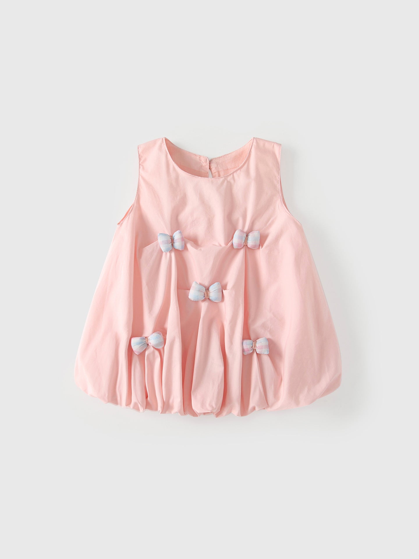 Summer Arrival Sleeveless Butterfly-bows Pattern Dress for Stylish Girls, MyKids-USA®, Baby & Children's Dresses, MyKids-USA - Size/Age - 80 (9-12M) - Color - Pink -  -  - TR2605142337-A.