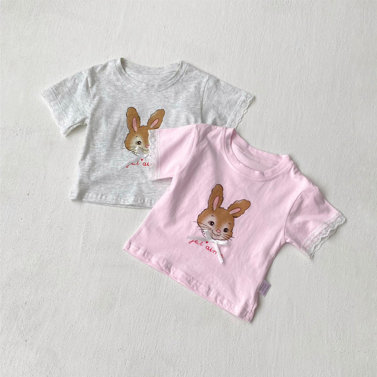 Summer Hot Selling Baby Kids Girls Short Sleeves Cartoon Rabbit Pattern T-shirt, MyKids-USA®, Baby & Toddler Tops, MyKids-USA -  -  -  -  -  -  - 